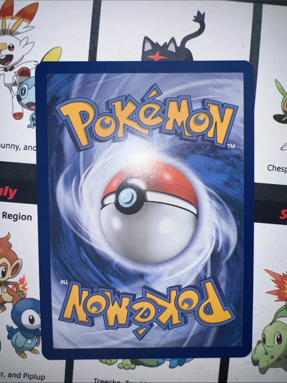 Pokemon Bulbasaur Card - Green, Blue, Orange